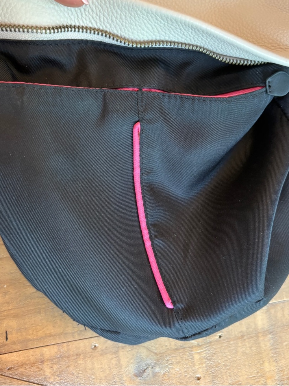 The Sak Collective Hobo Crossbody Purse Ivory - Picture 15 of 16